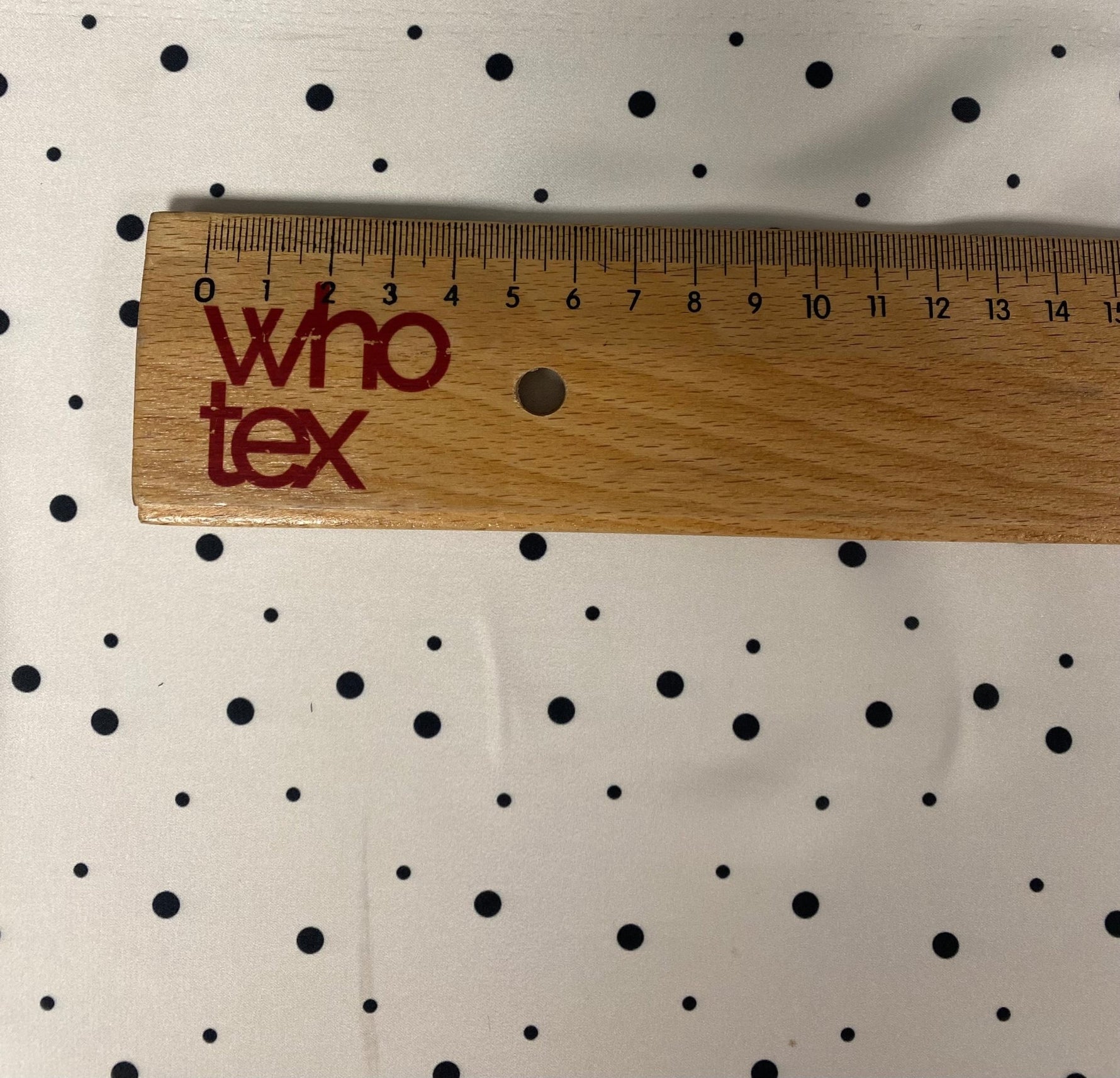 Elegant Polka Dot Fabric – Soft Beige with Black Dots - Whotex Fabrics London