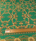 Emerald Baroque Lurex Fabric by the Metre - Whotex Fabrics London