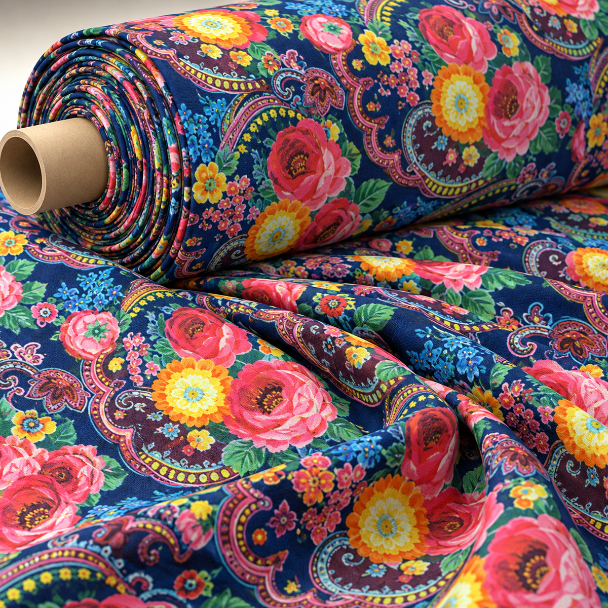 Ethnic Patterned Fabric by Metre - Whotex Fabrics London