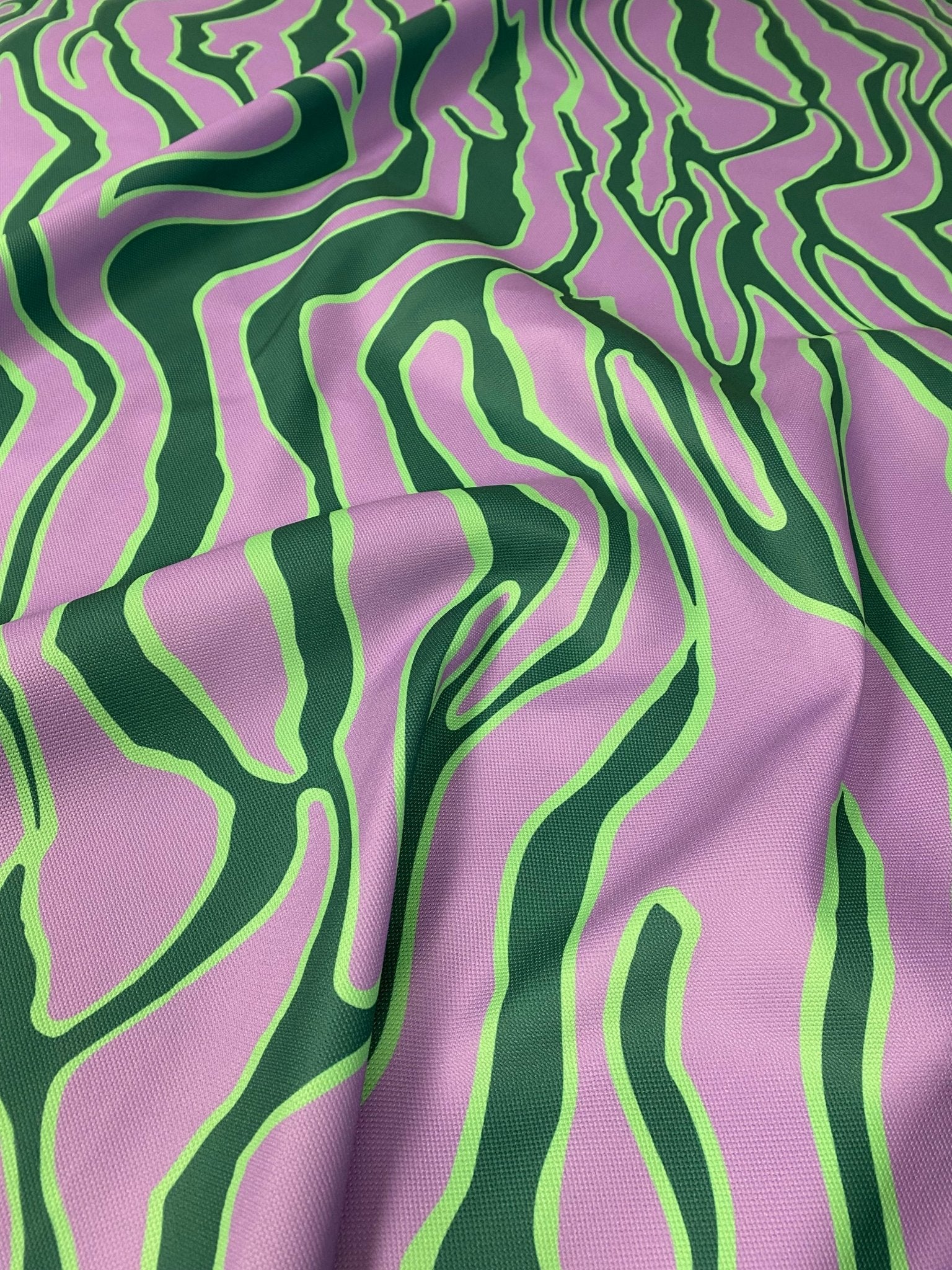 Exotic Tiger Pattern Fabric – Custom Printed Fabric on Satin, Crepe ...