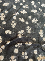 Floral pattern Gold Lurex Fabric, Glitter Knited 4 - way Strecth - Whotex Online Fabric Store