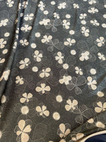 Floral pattern Gold Lurex Fabric, Glitter Knited 4 - way Strecth - Whotex Online Fabric Store