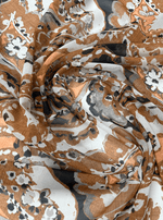 Floral Print Chiffon Fabric by the Metre - Whotex Fabrics London