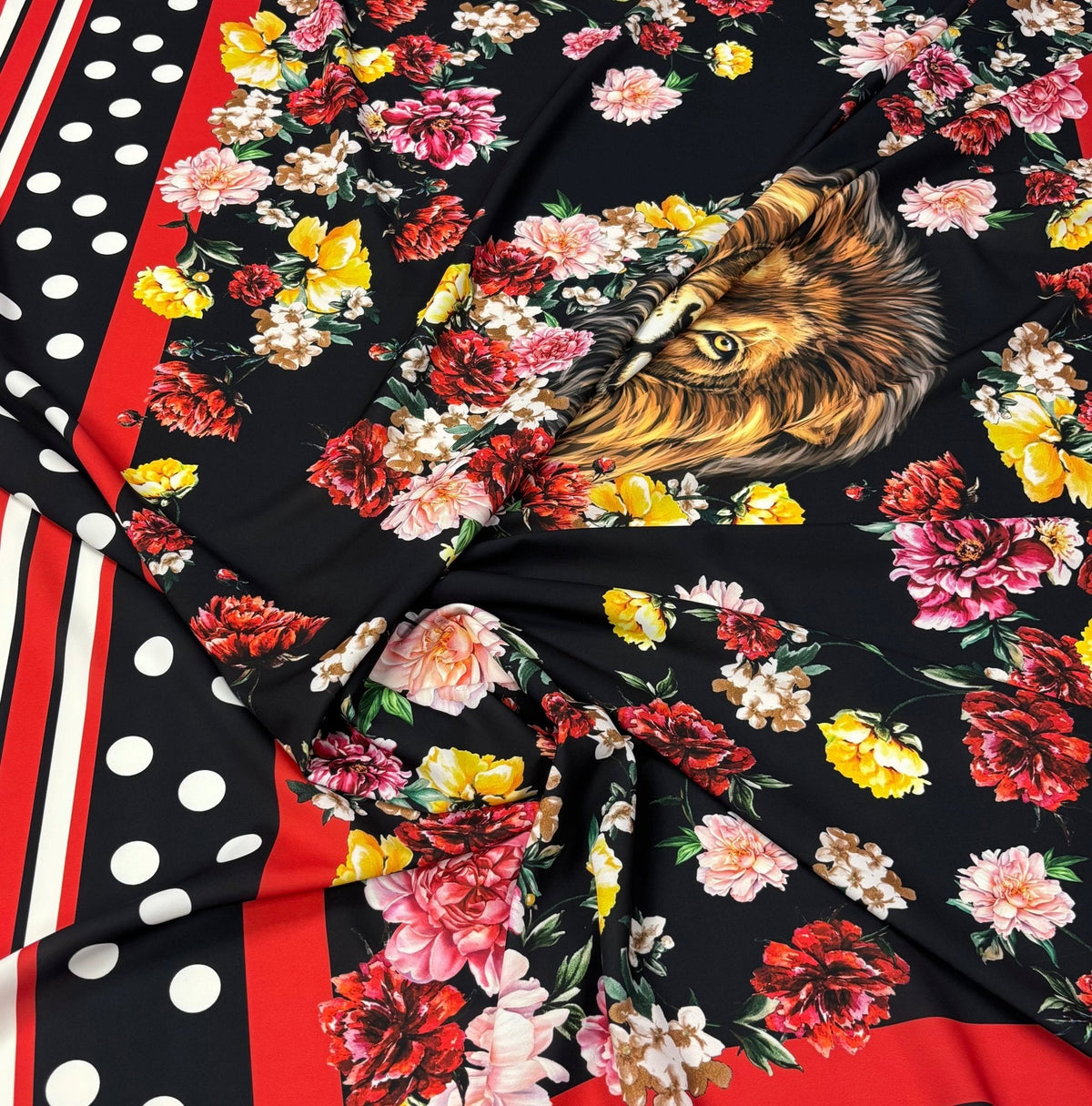 Floral Print Fabric by Metre - Whotex Fabrics London