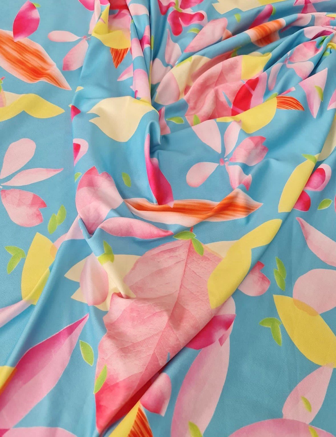 Floral Print Fabric, Soft Color, - Whotex Online Fabric Store