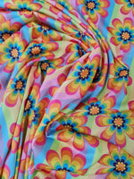 Flowers Pattern Fabric, Rainbow Color Fabric - Whotex Online Fabric Store