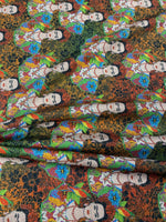 Frida Inspired Lurex Fabric by the Metre - Whotex Fabrics London