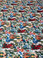 Frida Kahlo Tropical Print Fabric by the Metre - Whotex Fabrics London