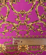 Fuchsia Baroque Fabric by Metre - Whotex Fabrics London