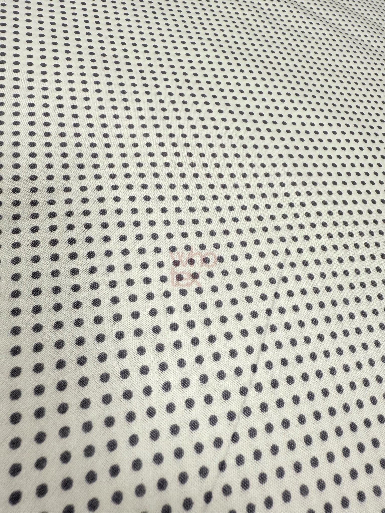 Gray Polka Dot Poplin Fabric, Full Cotton Fabric By The Yard - Whotex Online Fabric Store