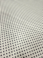 Gray Polka Dot Poplin Fabric, Full Cotton Fabric By The Yard - Whotex Online Fabric Store