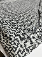 Greek Key Pattern Fabric, Black White Color Fabric By The Yard - Whotex Online Fabric Store