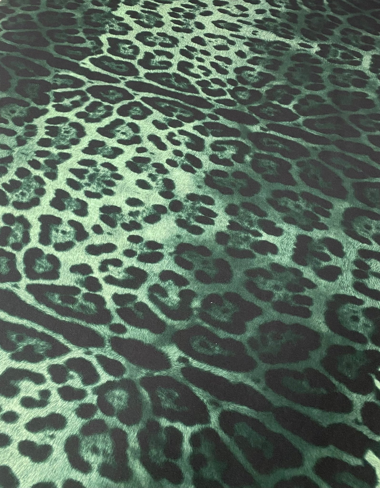 Green Leopard Fabric – Multiple Fabric Options, Sold by Metre - Whotex Fabrics London