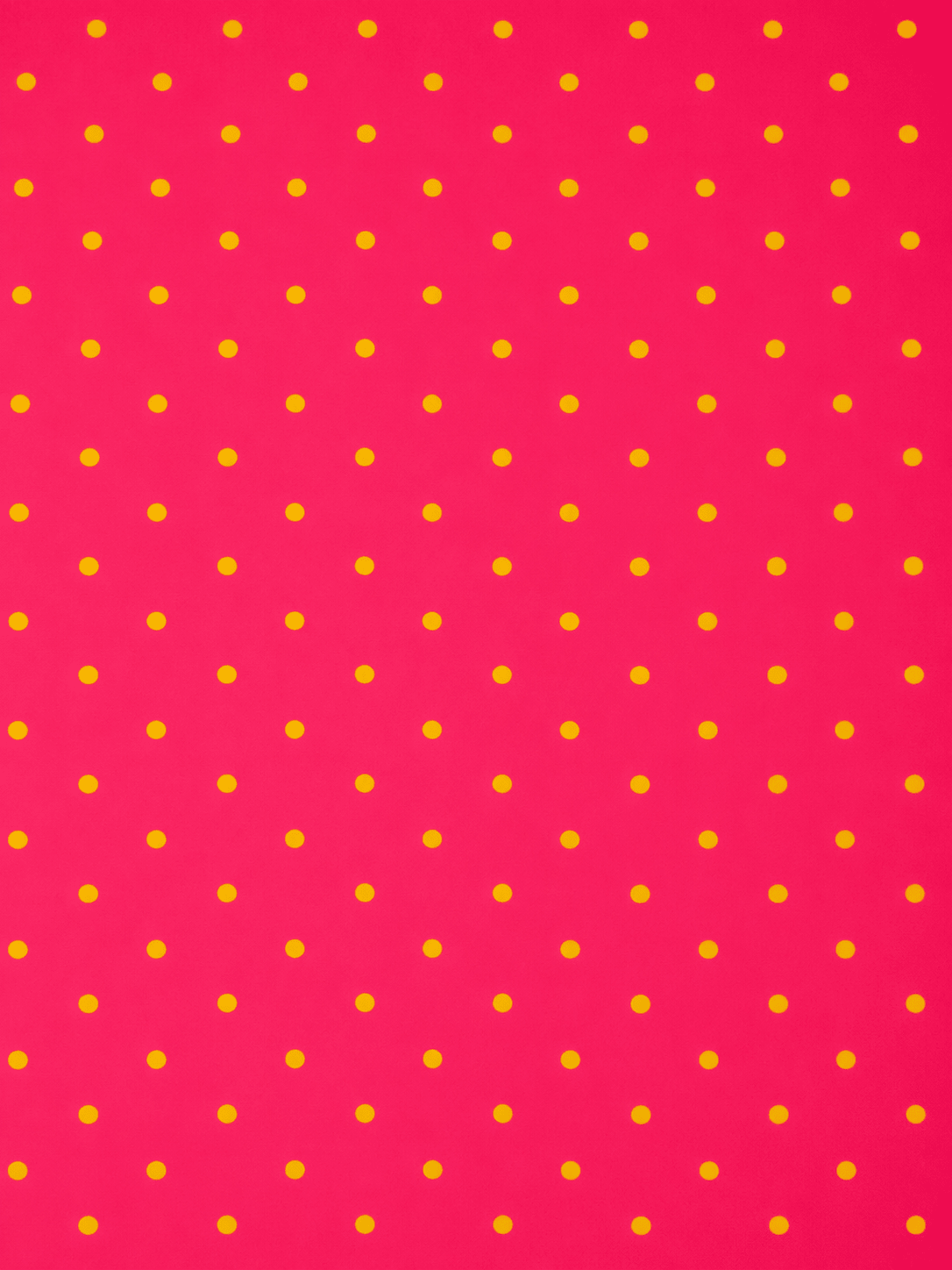 Hot Pink with Yellow Polka Dot Satin Fabric by the Metre - Whotex Fabrics London