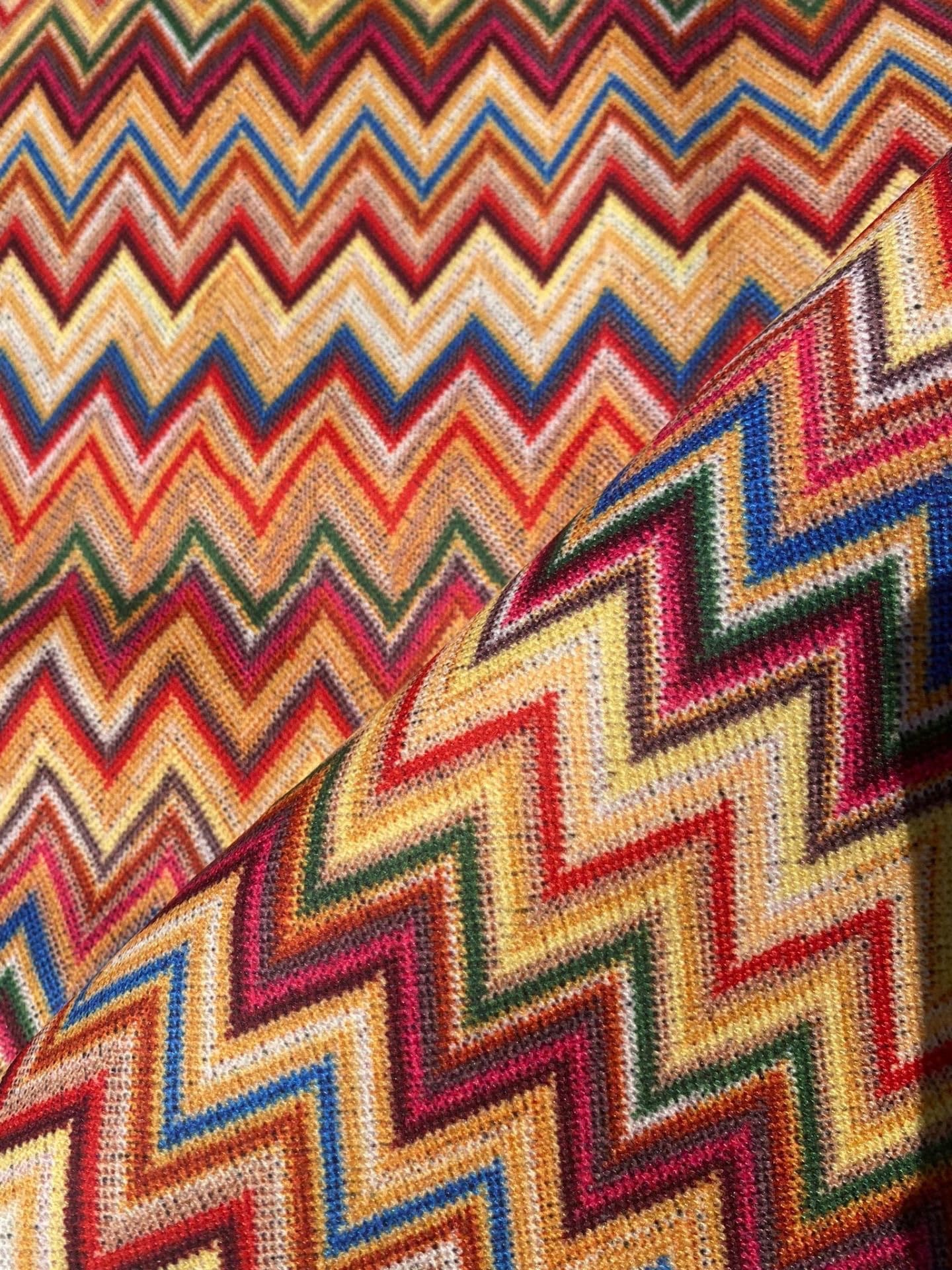 Zigzag Chevron Upholstery Fabric
