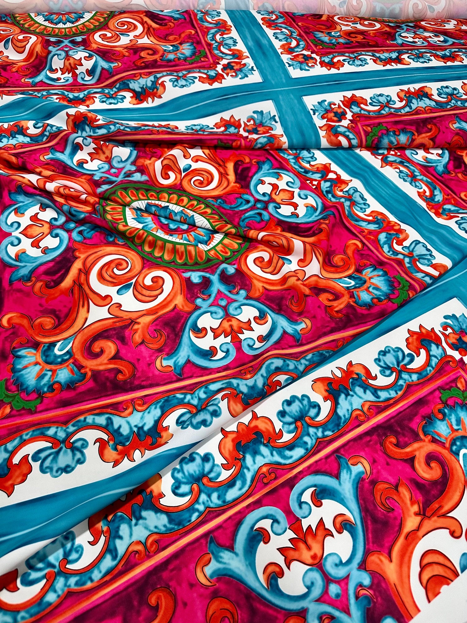 Sicilian Caretto Pattern Fabric