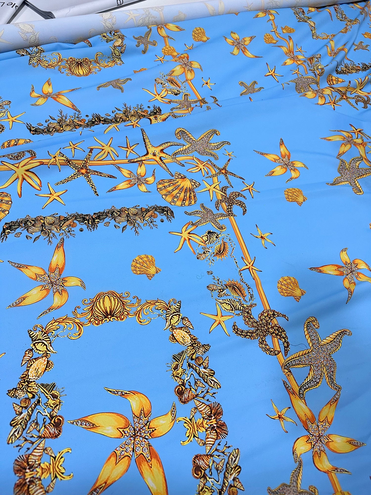Sea Shell Pattern Fabric