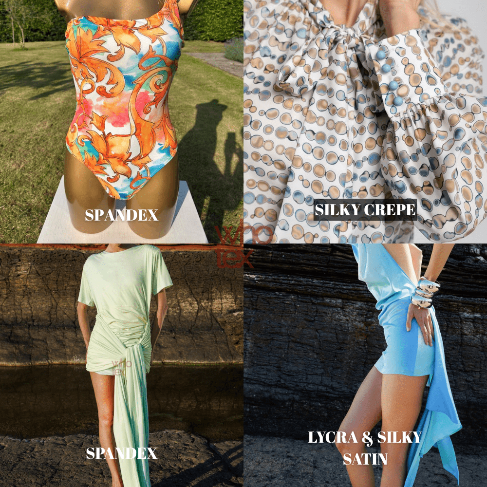 Italian Summer Landscape Crepe Fabric - Whotex Online Fabric Store