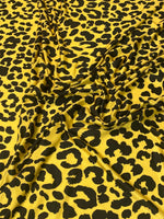 Leopard Pattern Stretch Fabric by Metre - Whotex Fabrics London
