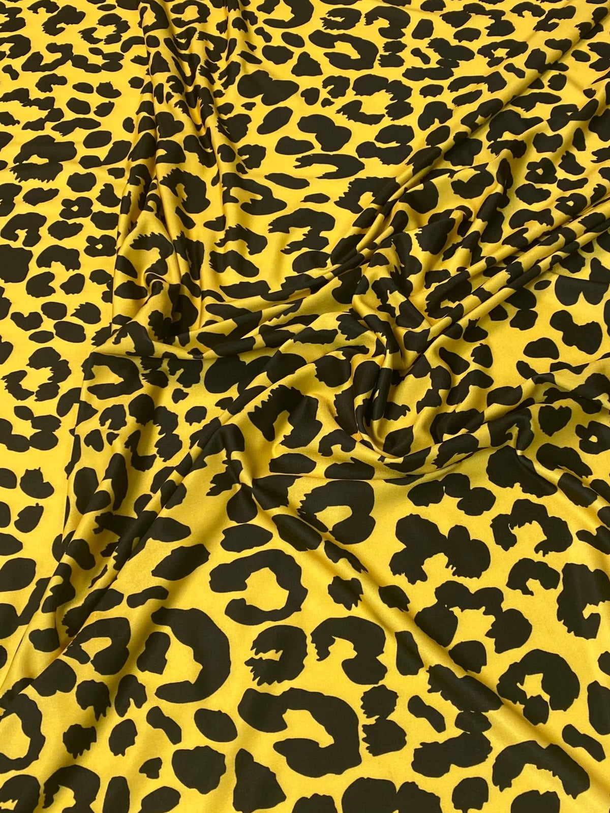 Leopard Pattern Stretch Fabric by Metre - Whotex Fabrics London
