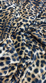Leopard Pattern Stretch Velvet Fabric - Whotex Online Fabric Store
