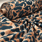 Leopard Pattern Upholstery Fabric by the Metre - Whotex Fabrics London