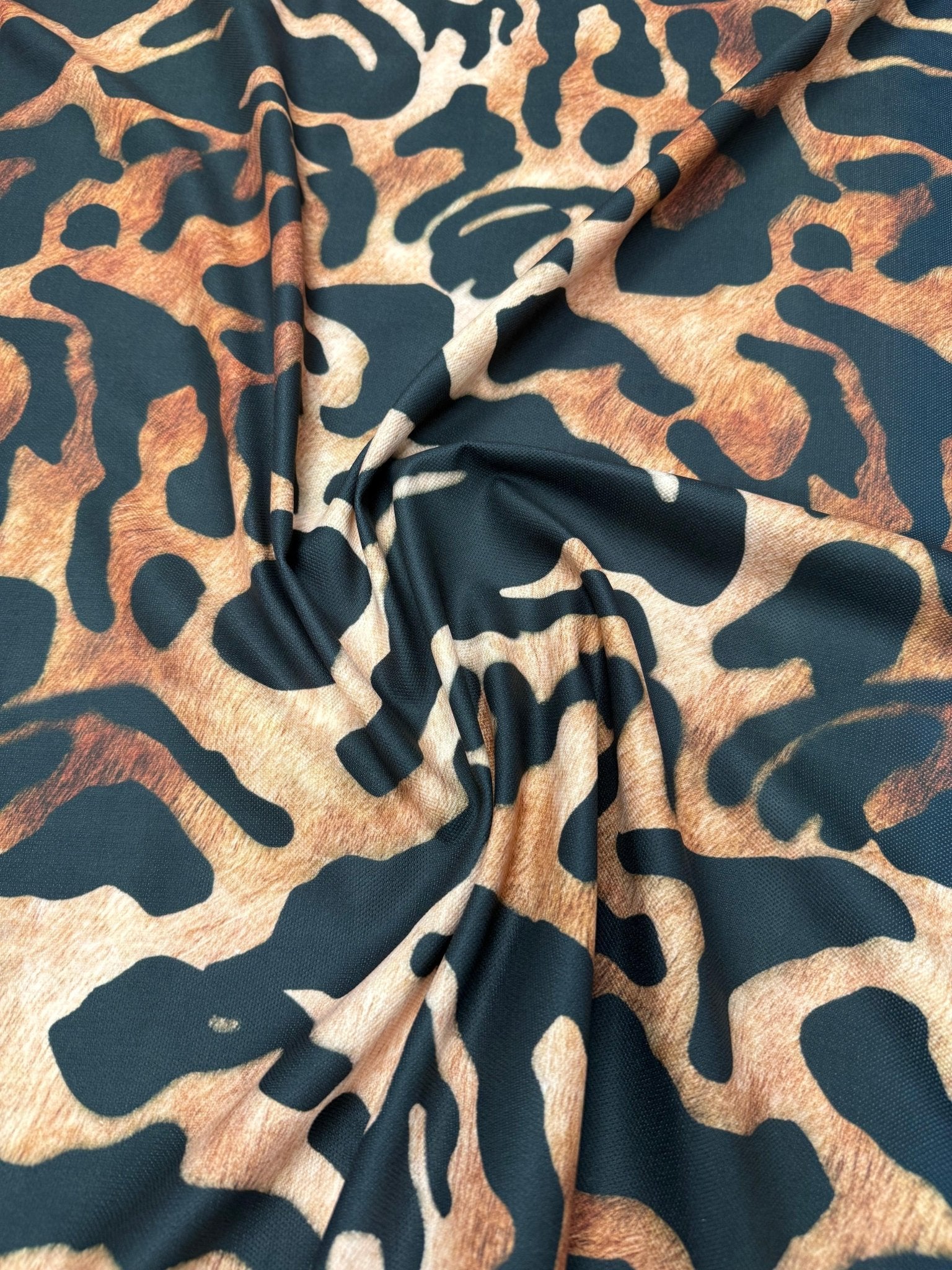 Leopard Pattern Upholstery Fabric by the Metre - Whotex Fabrics London