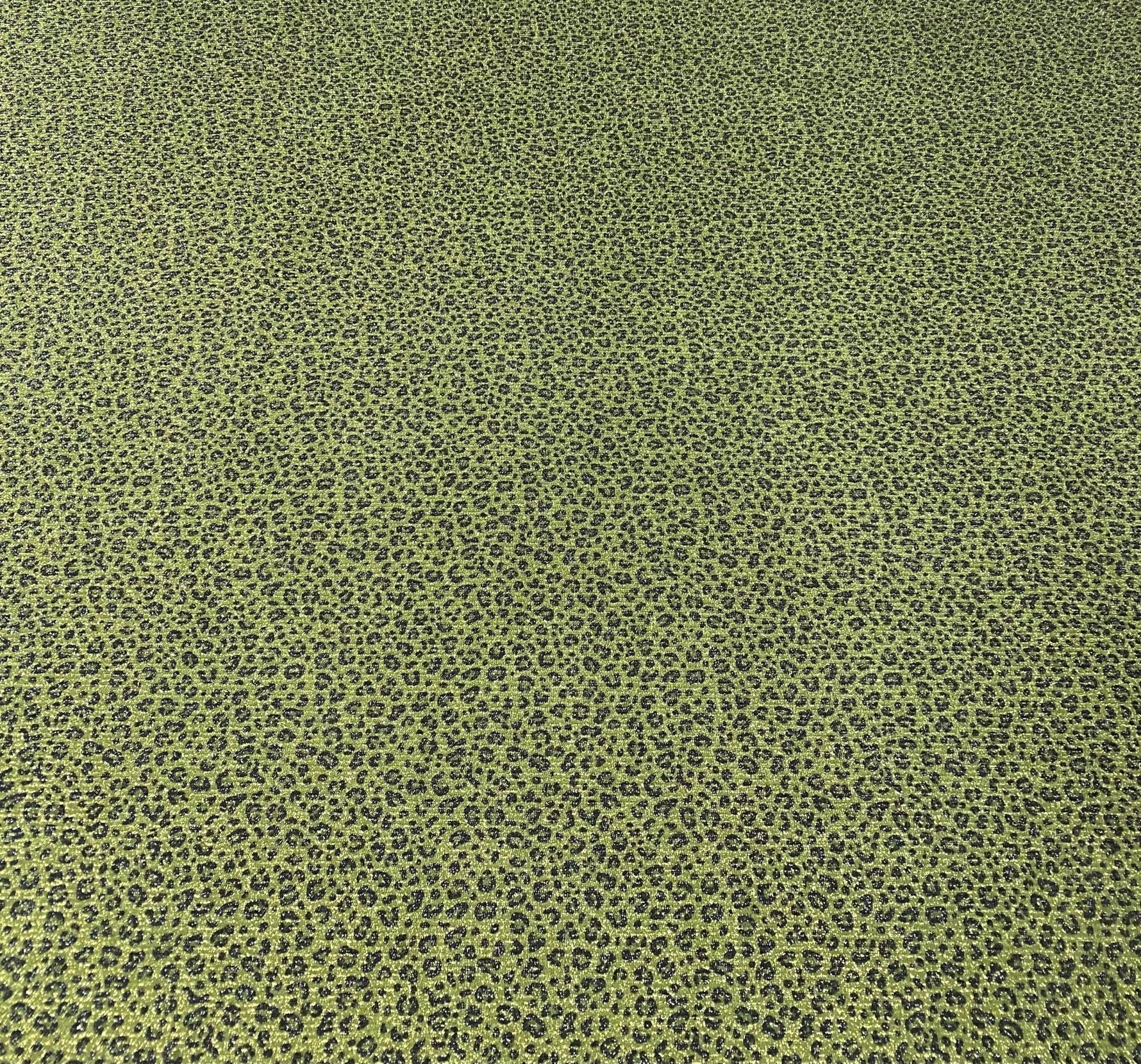 Leopard Print Lurex Fabric - Stretch 4 - Way Material - Whotex Fabrics London