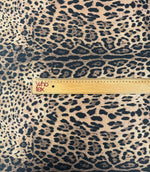 Leopard Print Spandex Fabric by the Metre - Whotex Fabrics London