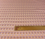Lilac Abstract Mesh Knit Fabric with Metallic Detail by the Metre - Whotex Fabrics London