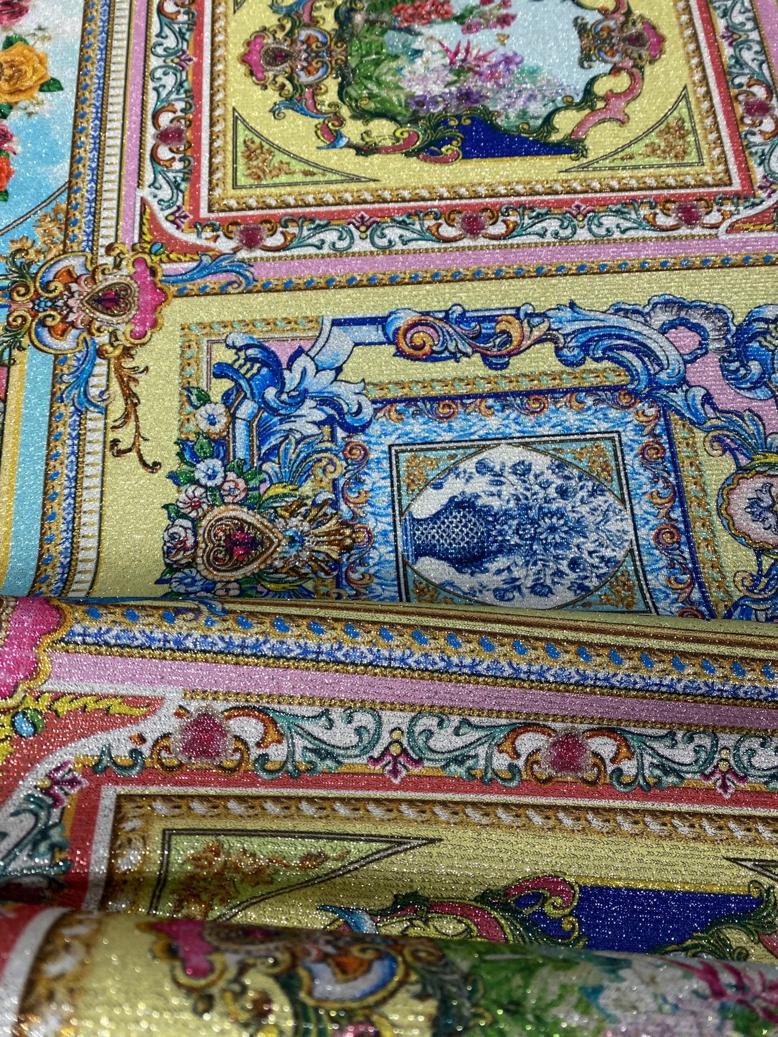 Luxury Baroque Fabric by Metre - Whotex Fabrics London