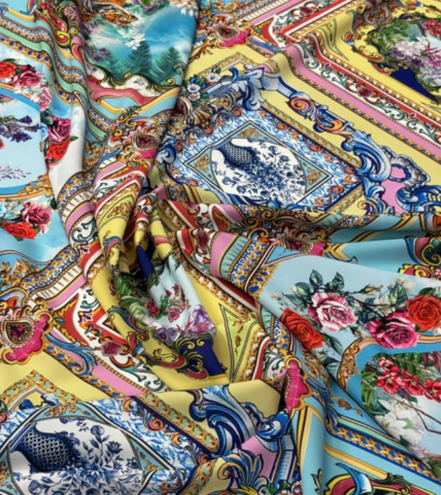 Luxury Baroque Fabric by Metre - Whotex Fabrics London