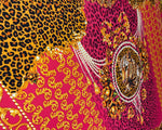 Luxury Baroque Leopard Print Fabric by the Metre - Whotex Fabrics London