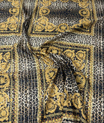Luxury Baroque Leopard Upholstery Fabric by the Metre - Whotex Fabrics London