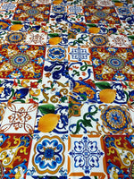 Luxury Majolica Pattern Fabric by Metre - Whotex Fabrics London