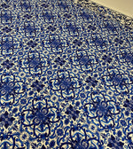 Majolica Blue White Swirl Fabric – Fabric by Metre, Multiple Options for Sewing & Dressmaking - Whotex Online Fabric Store