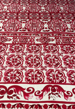 Majolica Pattern Fabric by Metre - Whotex Fabrics London