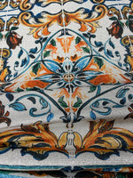 Majolica Pattern Fabric by Metre - Whotex Fabrics London