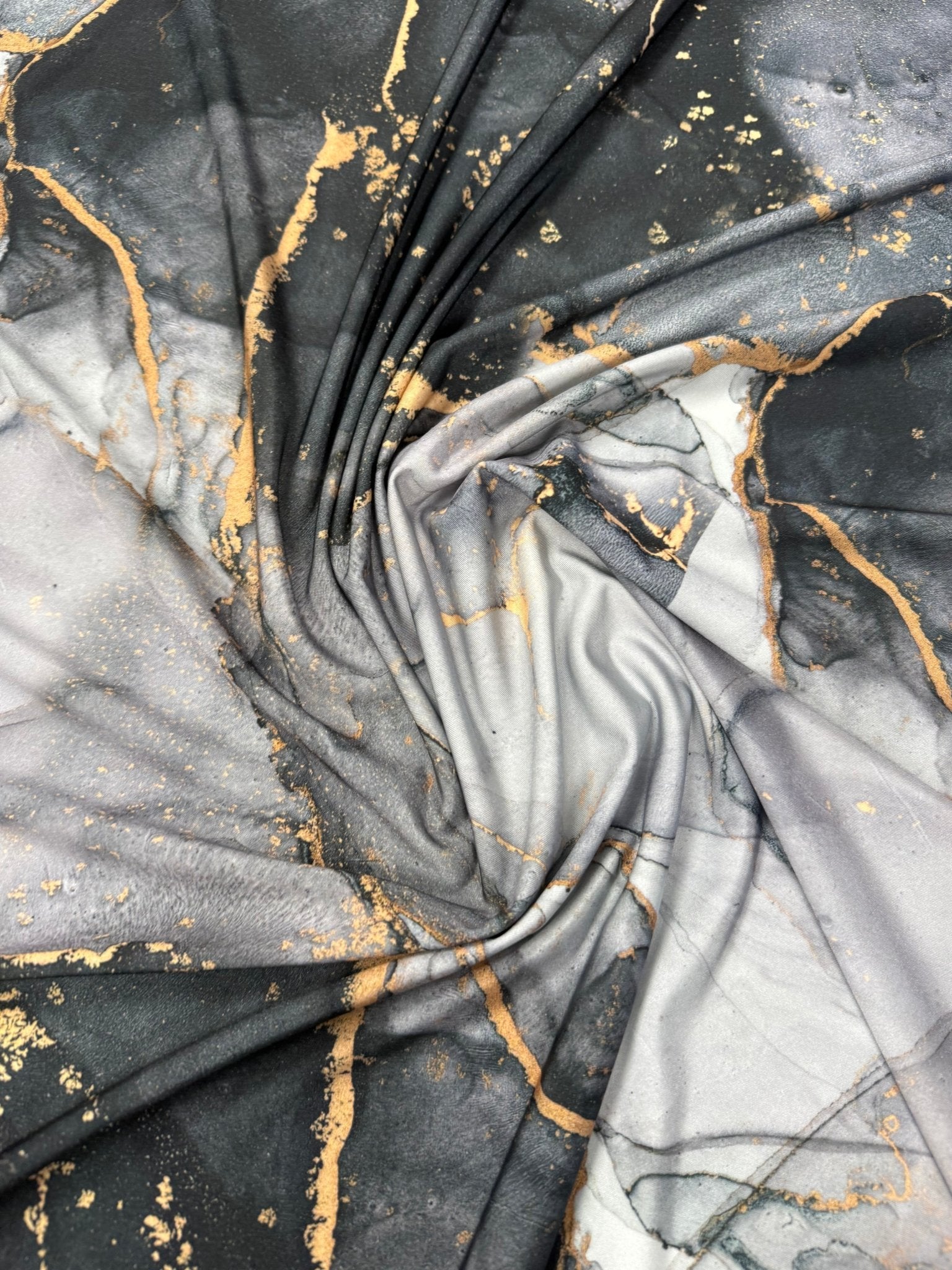 Marble Effect Spandex Fabric by the Metre - Whotex Fabrics London