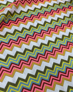 Mesh Fabric, Multicolor Zigzag Knit Jersey Fabric - Whotex Online Fabric Store