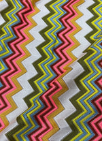 Mesh Fabric, Multicolor Zigzag Knit Jersey Fabric - Whotex Online Fabric Store
