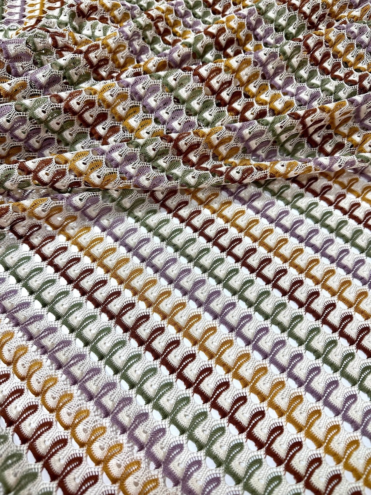 Mesh Fabric, Soft Color Zigzag Knit Jersey Fabric - Whotex Online Fabric Store