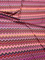 Mesh Fabric, Zigzag PatternFabric, 4 - Way Stretch Fabric - Whotex Online Fabric Store