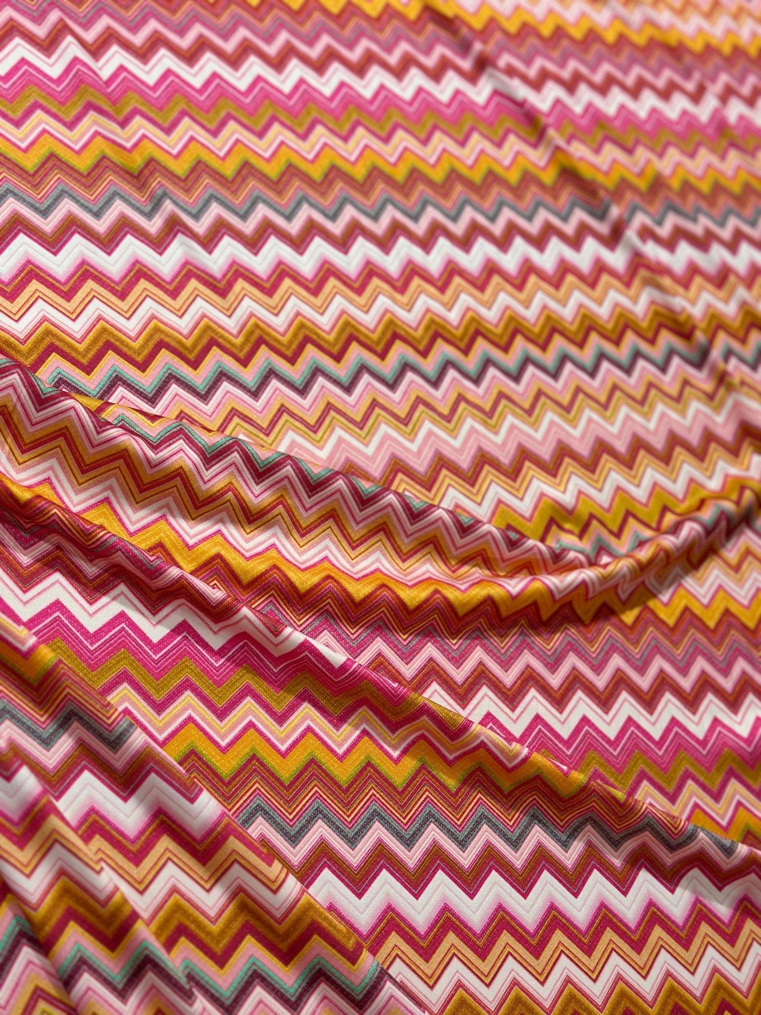 Mesh Fabric, Zigzag PatternFabric, 4 - Way Stretch Fabric - Whotex Online Fabric Store
