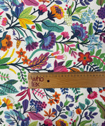 Mexican Floral Fabric Upholstery Fabric by the Metre - Whotex Fabrics London