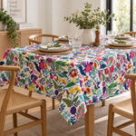 Mexican Flower Printed Tablecloth - Whotex Fabrics London