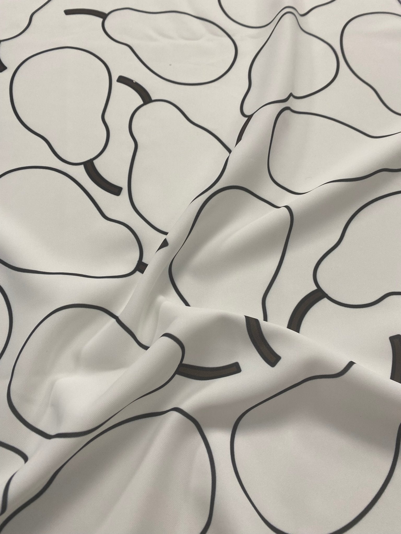 Minimalist Pear Print Fabric - Whotex Online Fabric Store