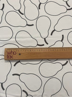 Minimalist Pear Print Fabric - Whotex Online Fabric Store