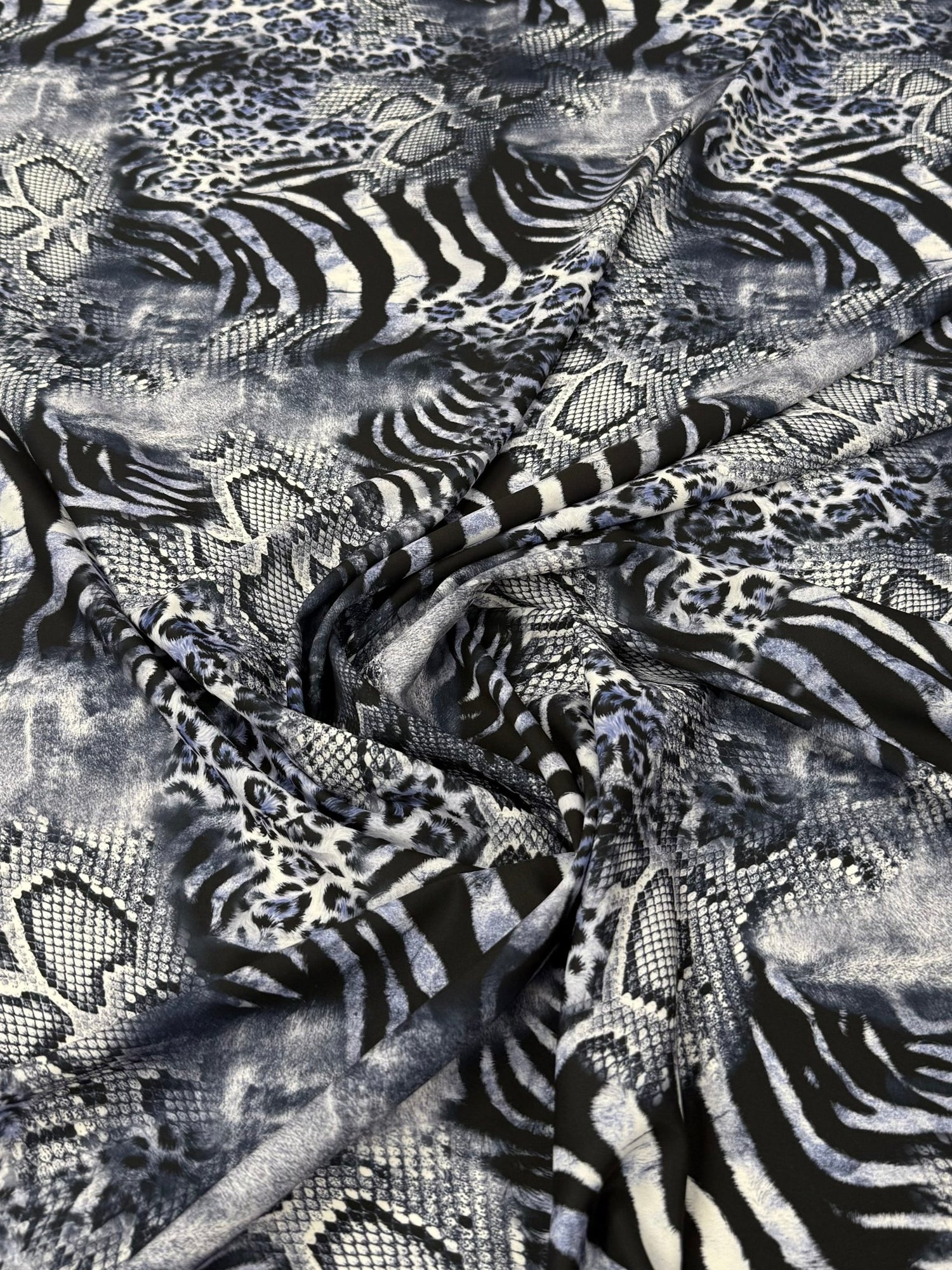 Mixed Animal Print Fabric by the Metre - Whotex Fabrics London