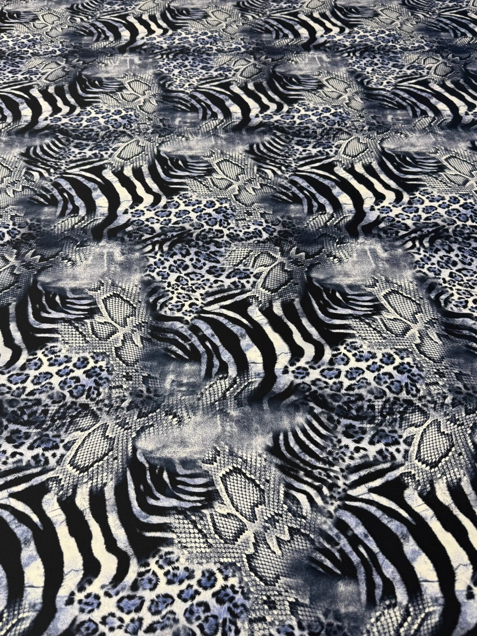 Mixed Animal Print Fabric by the Metre - Whotex Fabrics London